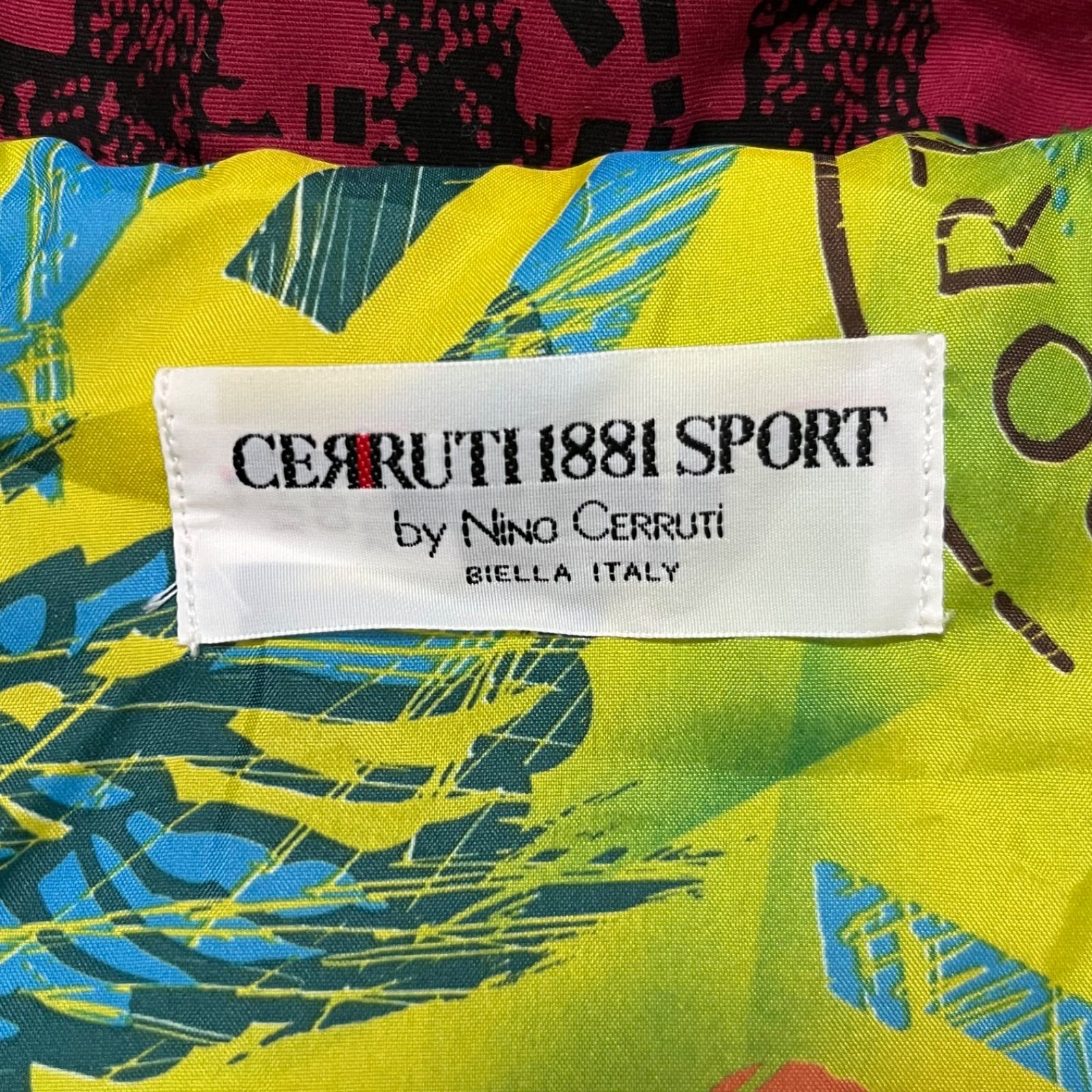 w^)b CERRUTI 1881 SPORT チェルッティ 中綿 ジャケット ジップアップ