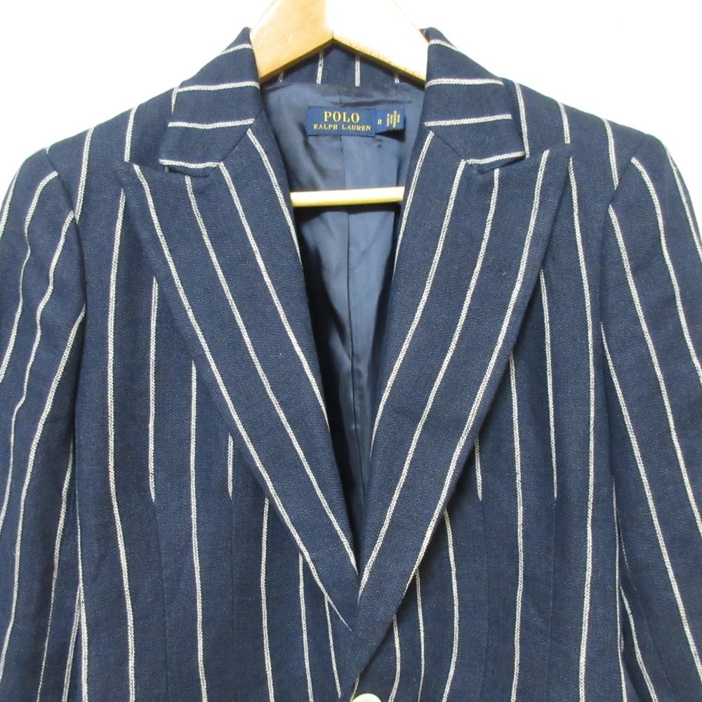 Ralph Lauren / ラルフローレン ストライプ柄 テーラード
