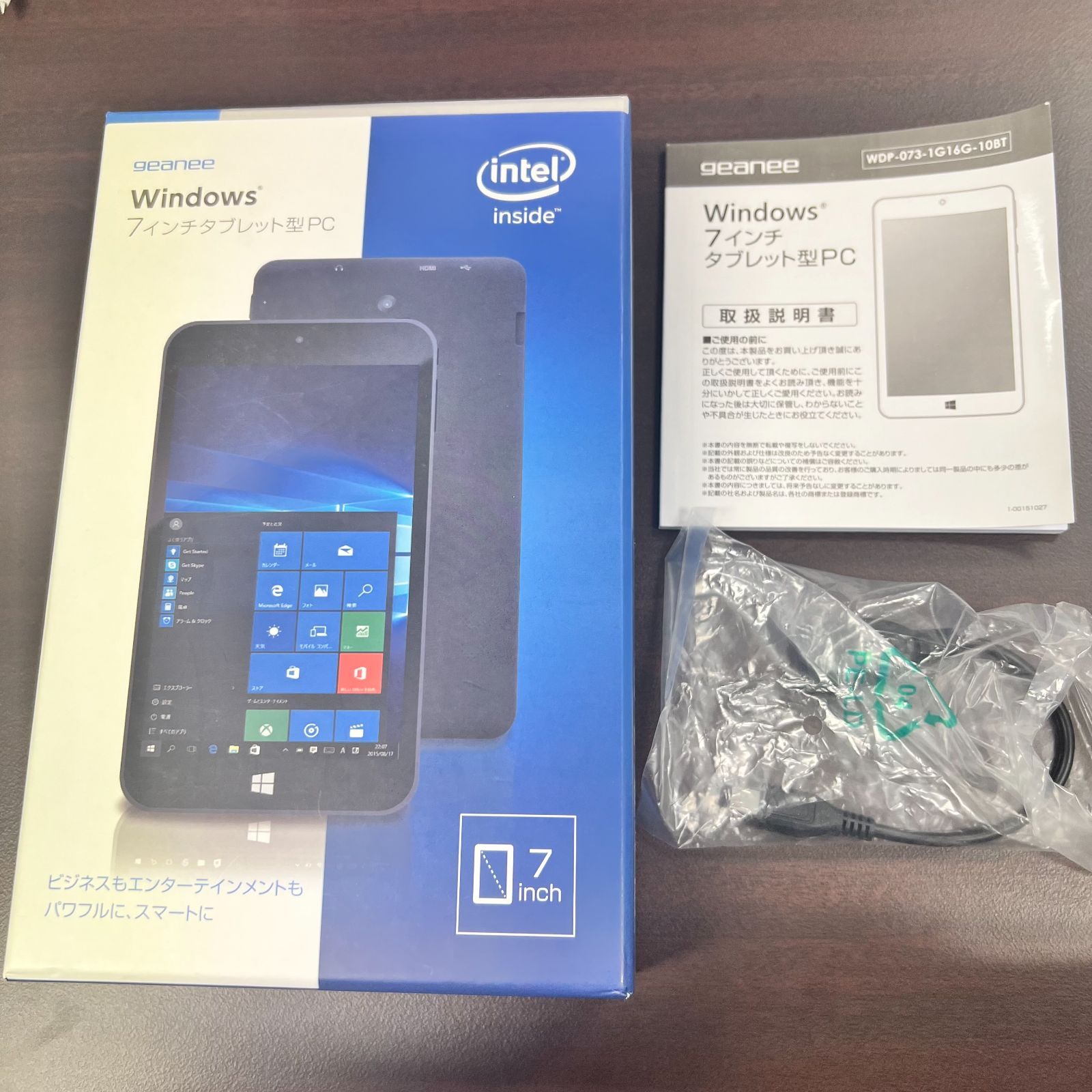 ジャンク品】Geanee Windows 7インチタブレット型PC○動作：通電不可 