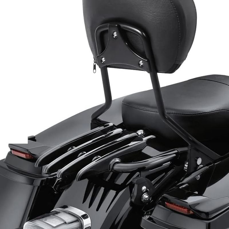 ハーレー ツーリング用 2009-2025 ロードキング ストリートグライド対応 ブラック リアラゲッジラック 後部荷物台 高耐久 WP 28