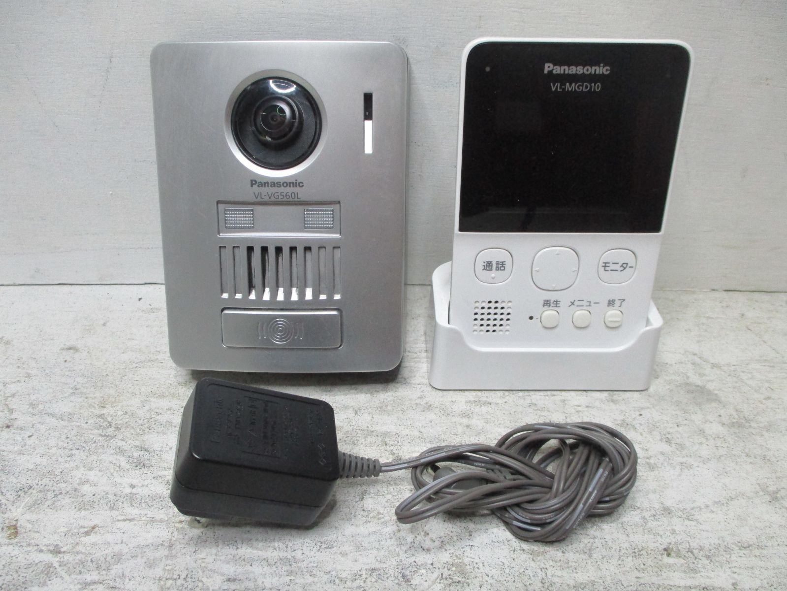 パナソニック ワイヤレステレビドアホンセット VL-VG560L VL-MGD10 2505