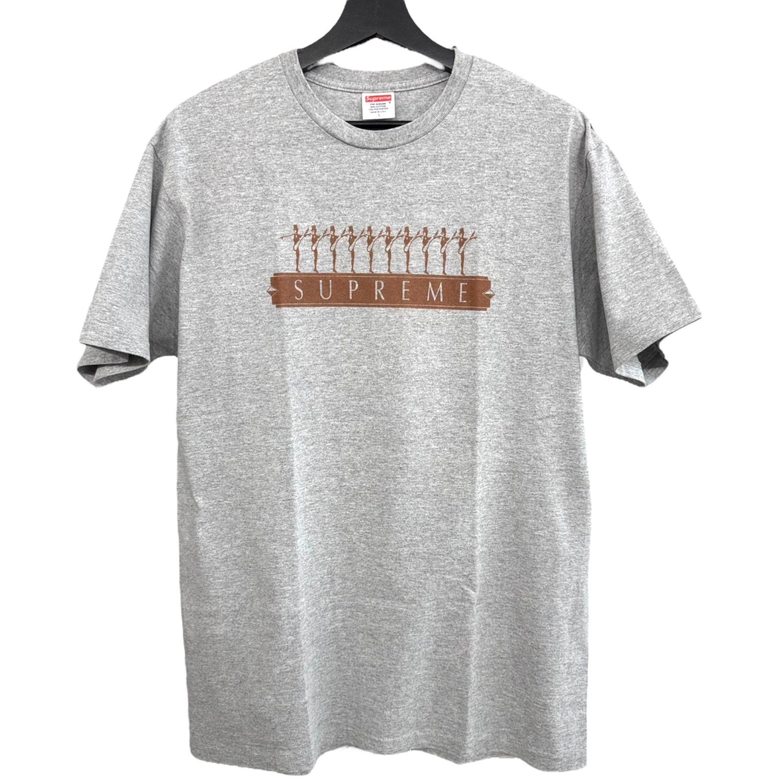 シュプリーム Tシャツ　L SUPREME】11SS RADIO CITY TEE GREY T-SHIRT シュプリーム