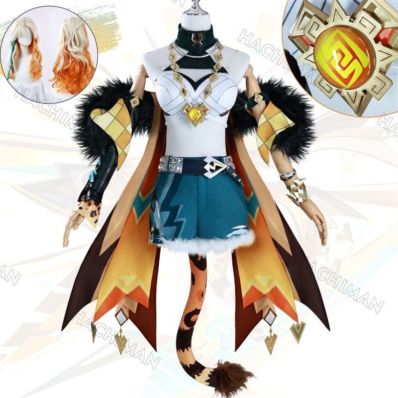 シロネン 原神 げんしんコスプレ衣装 大人用ウィッグ付き 制服 cosplay コスチューム 仮装 変装 コスチューム コスプレ服 仮装 演出服 コス アニメグッズ ハロウイン cosplay イベント 変装
