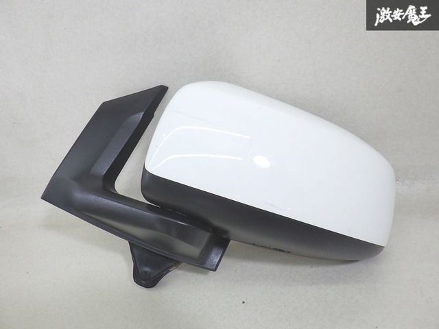 【動作OK】 三菱 純正 B36W ekワゴン ドアミラー サイドミラー 左 左側 助手席側 電動格納 7ピン 白系ソリッド 棚7-4