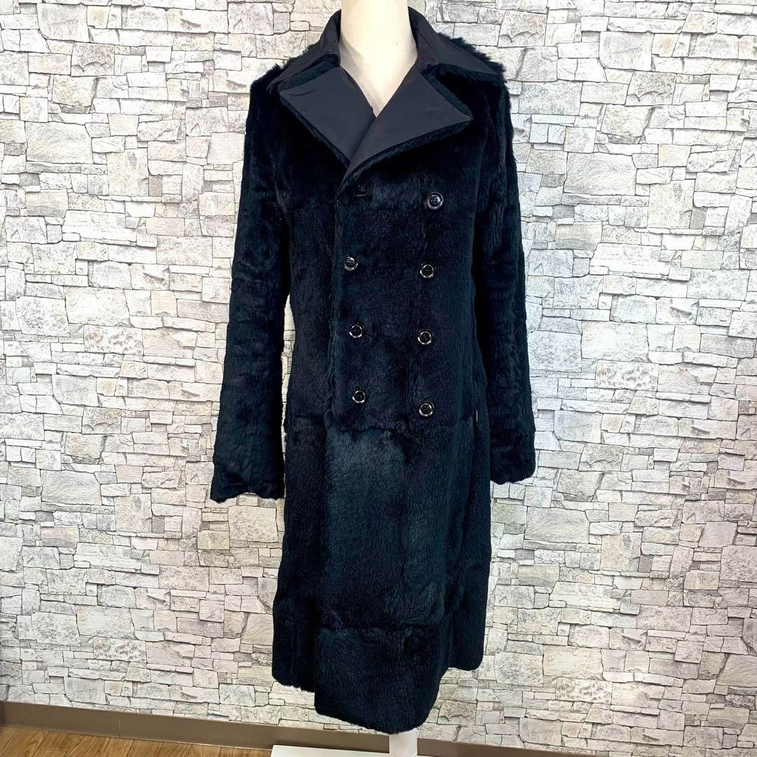 theory セオリー リバーシブルリアルファーコート ラクーンロングコート Ｓ theory セオリー リバーシブルリアルファーコート ラクーン