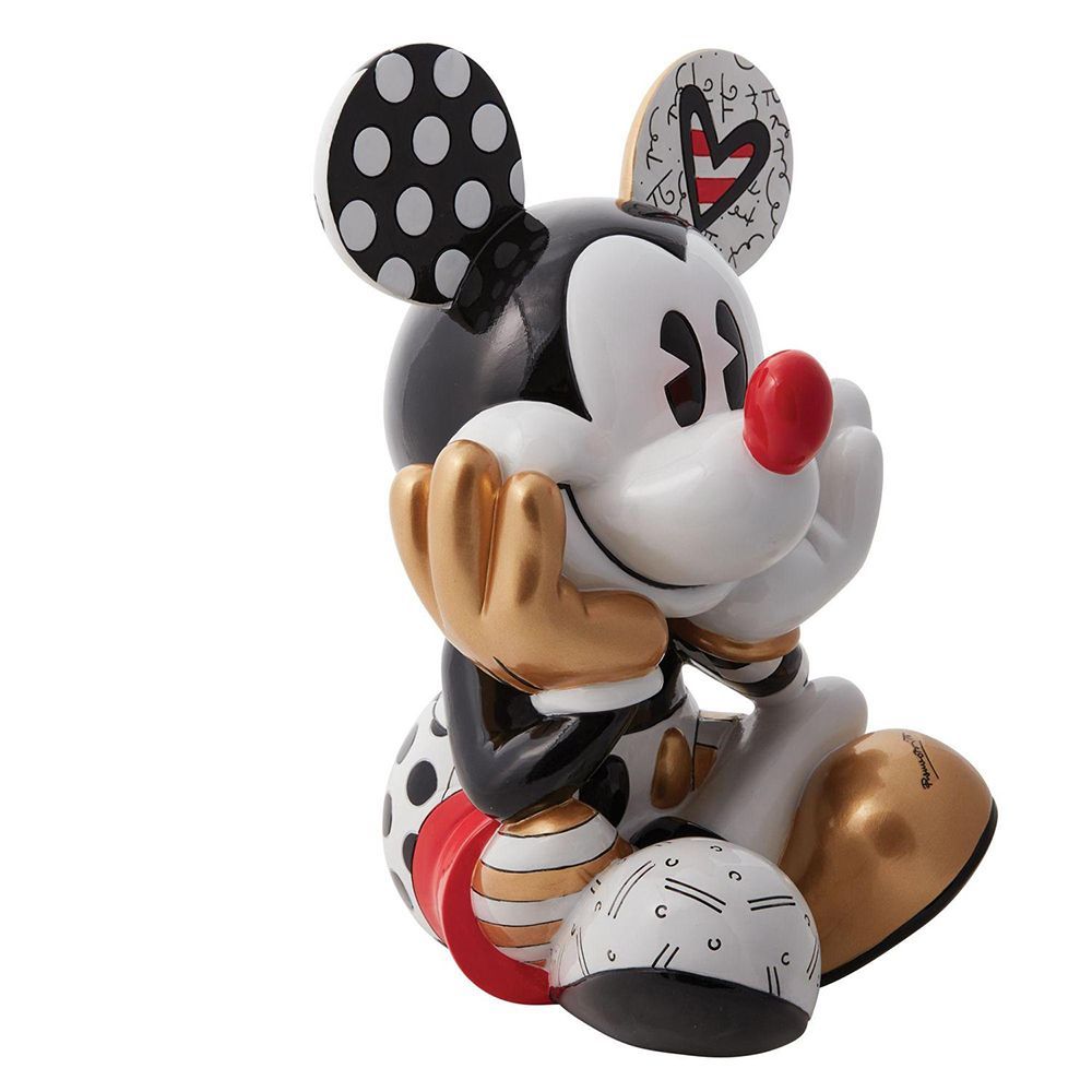 Disney by Britto】ミッキー シッティング ポーズ インテリア 置物