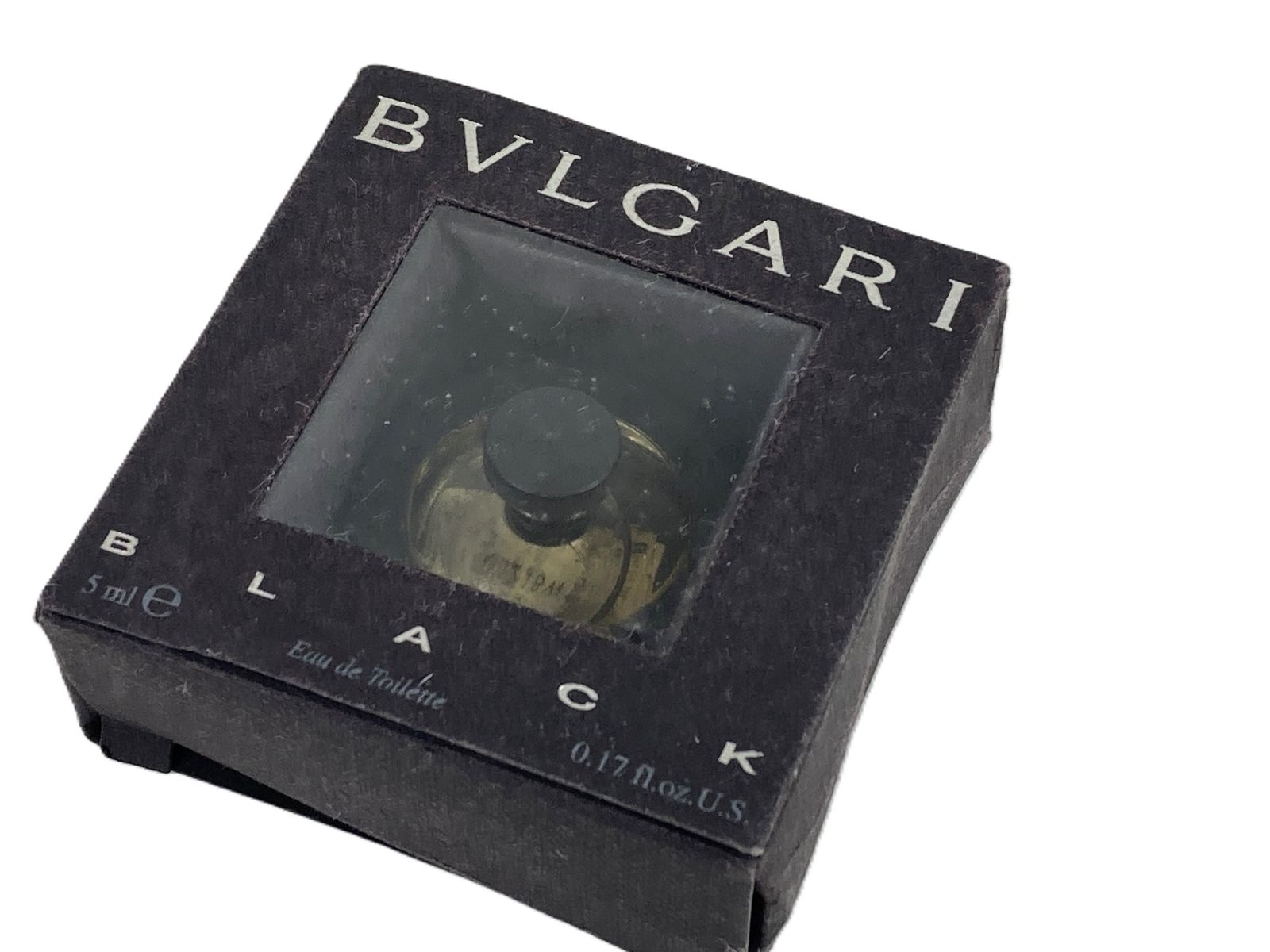 未使用 ブルガリ BVLGARI BLACK ブラック オードトワレ 5ml ミニ