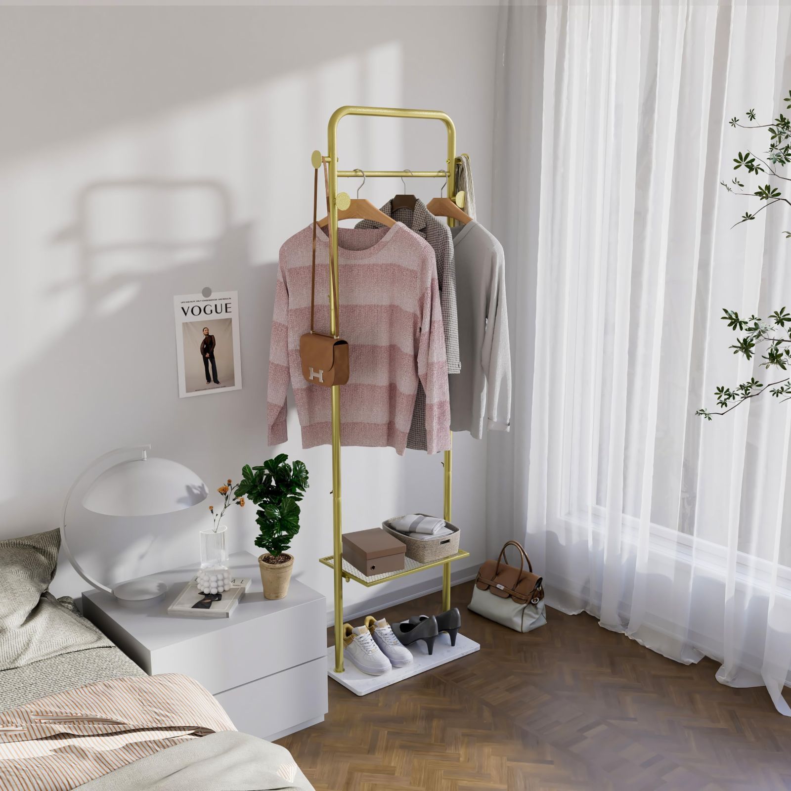 louren vneck wide combinaison チャコールS louren vneck wide combinaison チャコールS（louren_tokyo