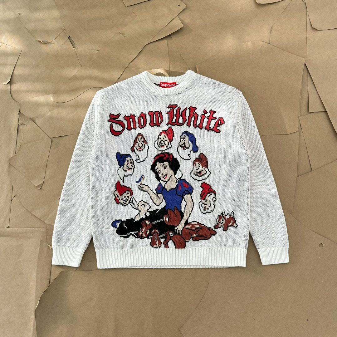 Supreme スノーホワイト ニットセーター - メルカリ