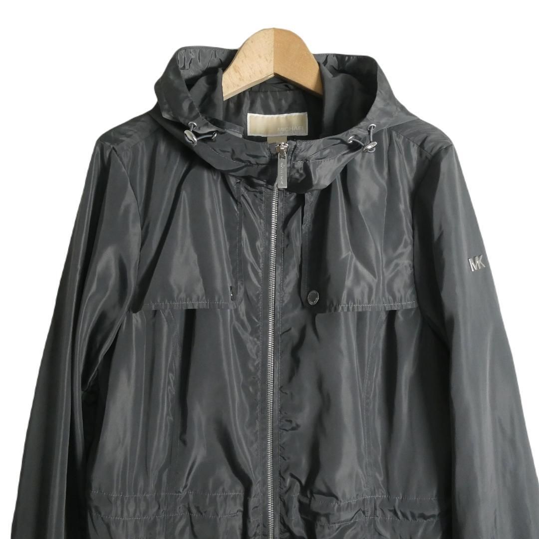 美品 MICHAEL KORS フード ロング丈 ジャケット ブルゾン コート