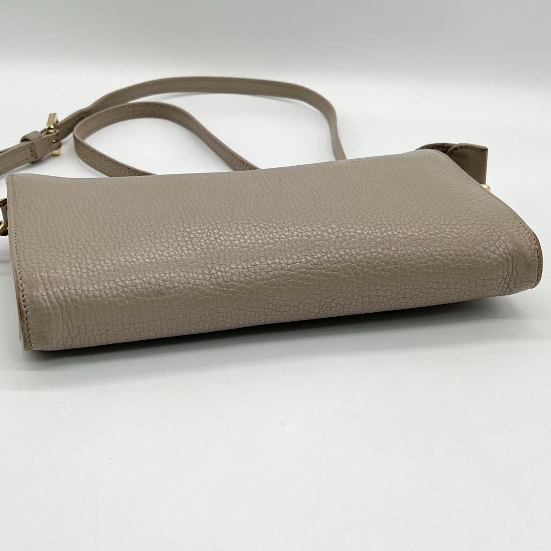 【良品】ToryBurch ポシェット サコッシュ ショルダーバッグ グレー ✨良品✨ToryBurch ポシェット サコッシュ ショルダーバッグ グレー