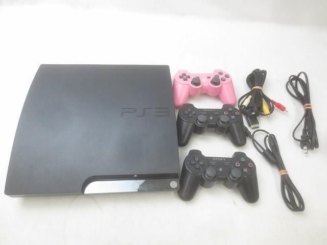 ゲーム プレイステーション3 PS3本体 CECH-2100A チャコールブラック 動作品 周辺機器付き