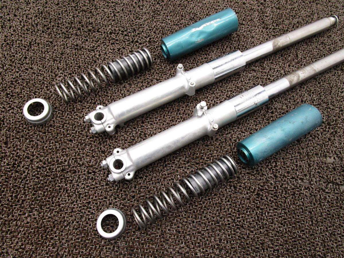 CB350 エクスポート フロントフォーク カバー A5499 CB350 ホンダ CB350E キャブ車 EXPORT BRIGHTFACE_UK