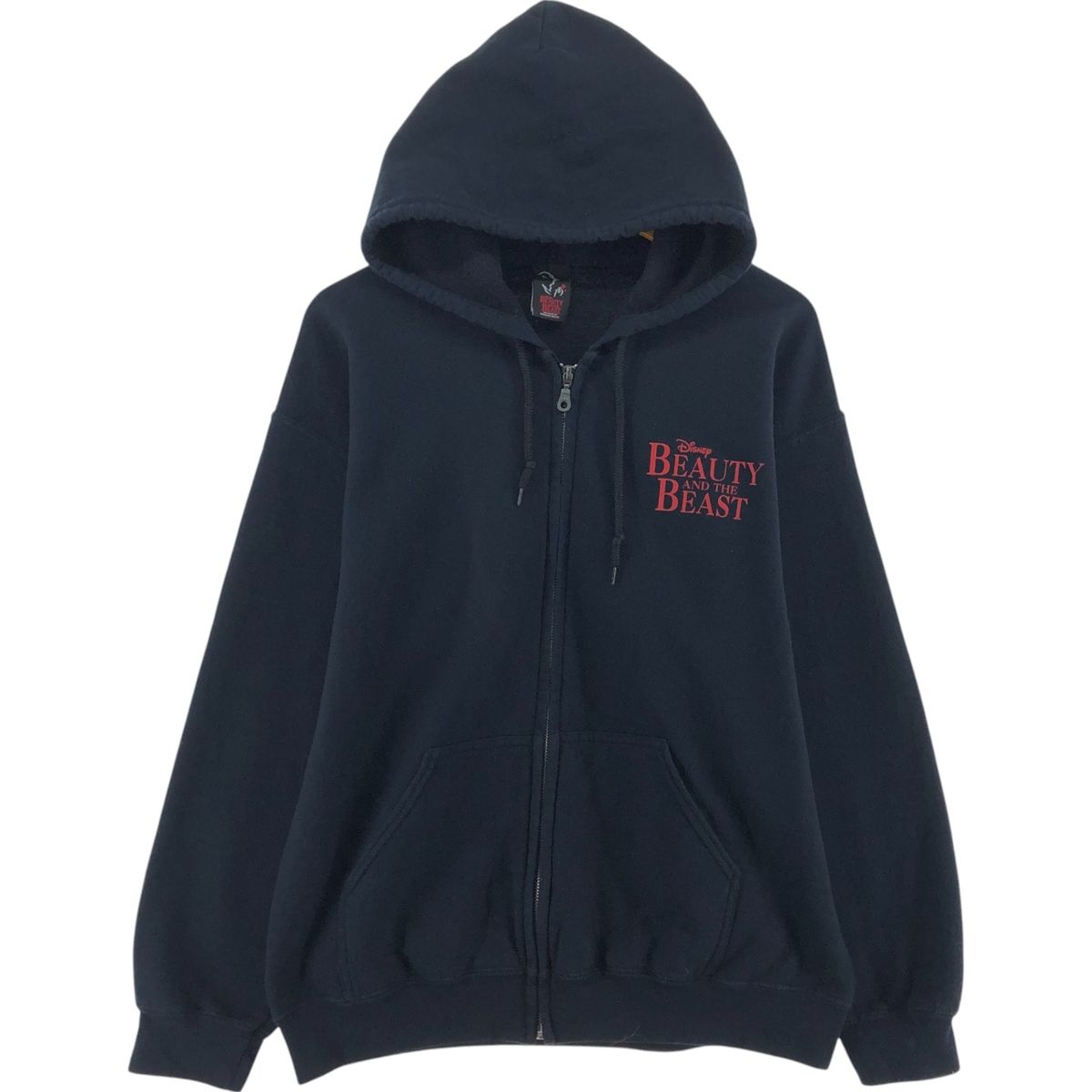 古着 beauty:beast ブラック フルジップパーカー （復刻版） BEAUTY 