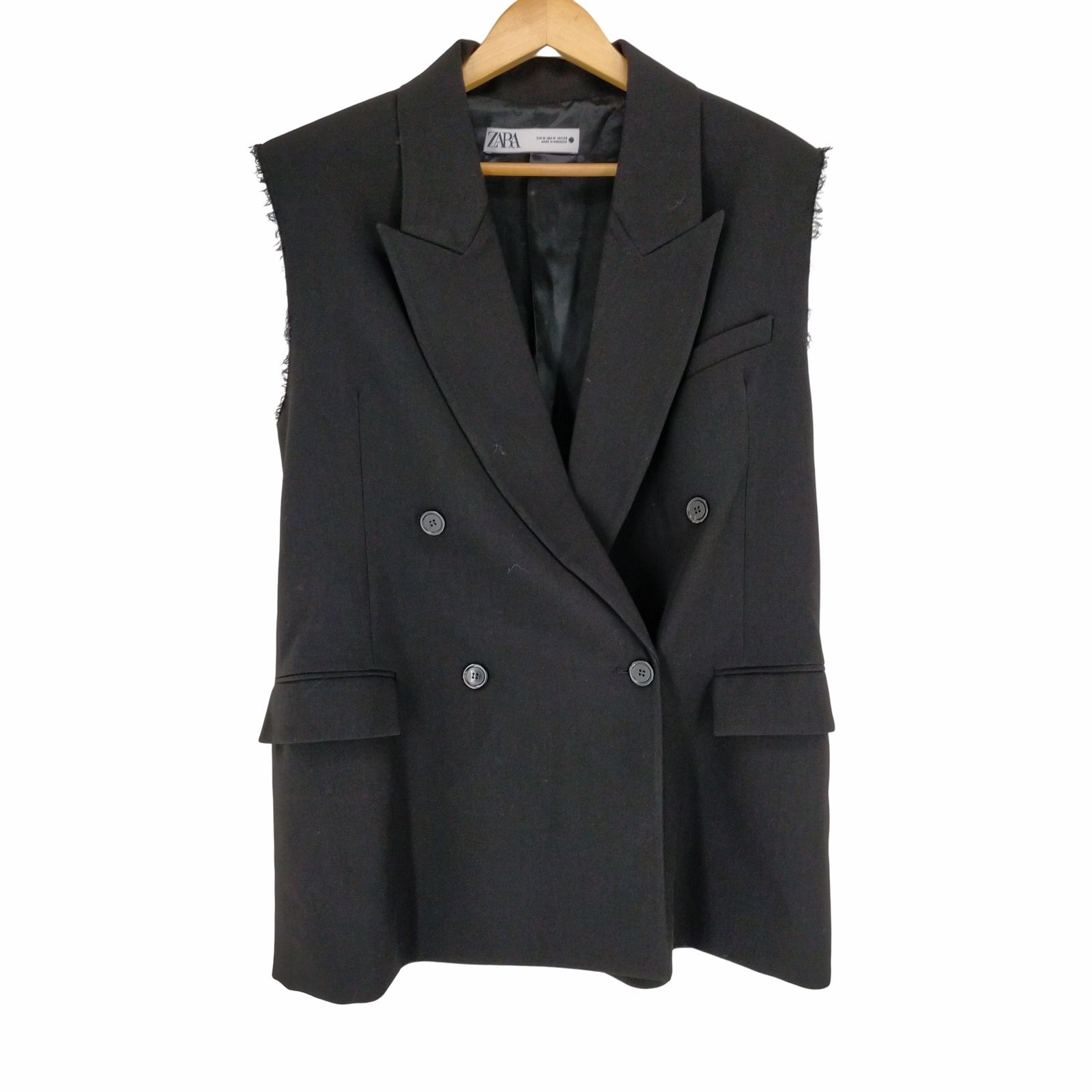 ザラ ZARA ZW COLLECTION WRAP VEST レディース JPN：M - メルカリ