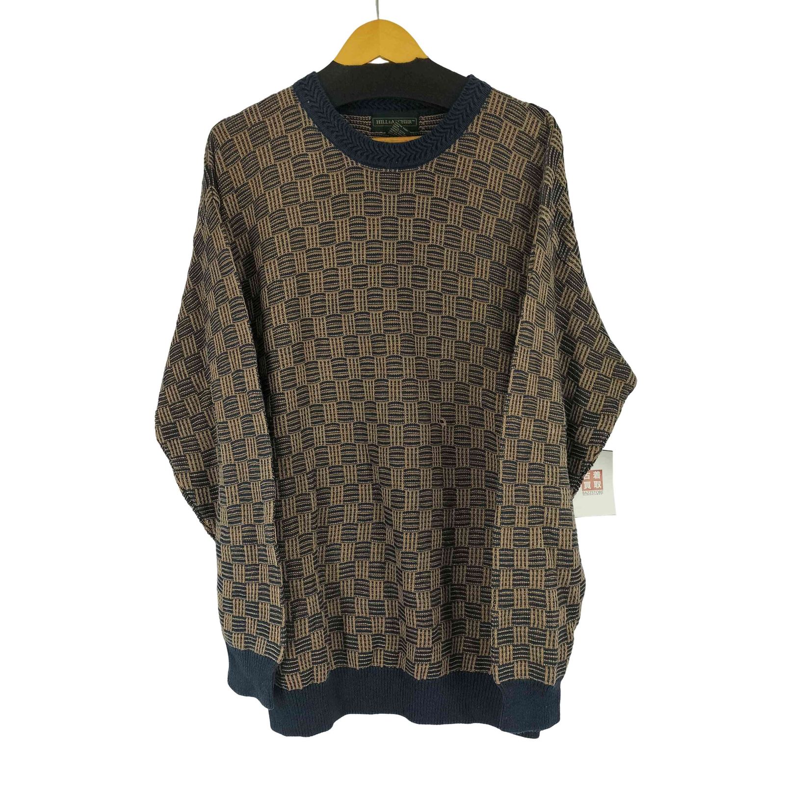 ユーズドフルギ USED古着 HILL ARCHER ラミーコットンクルーネックニット メンズ JPN：M 