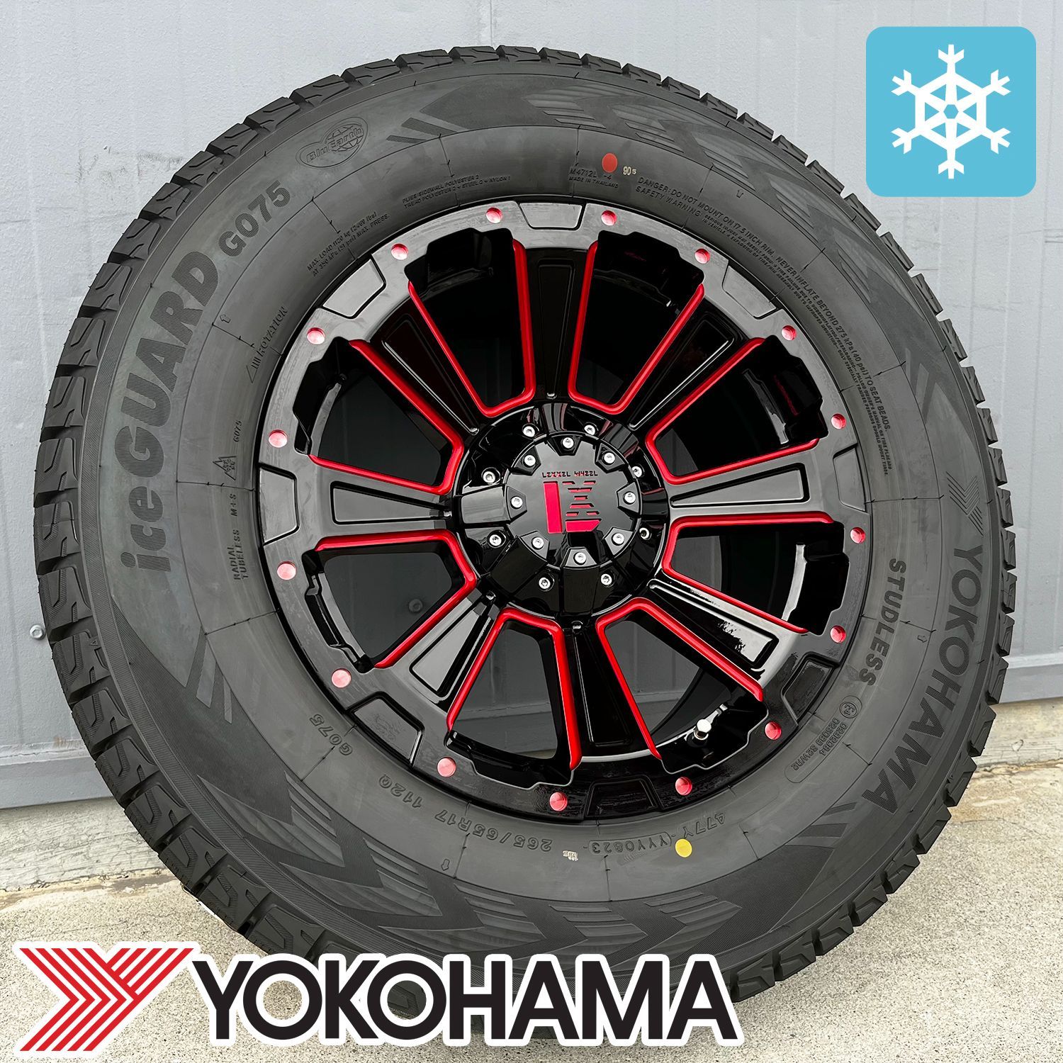 プラド150後期265/70R17 スタッドレスタイヤ 17インチ ノーマル車高の150プラドに 265/70-17 を装着！！ | 厚木店