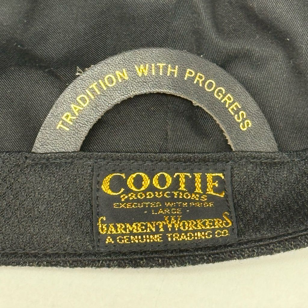 COOTIE PRODUCTIONS ウール キャスケット サイズL ブラック