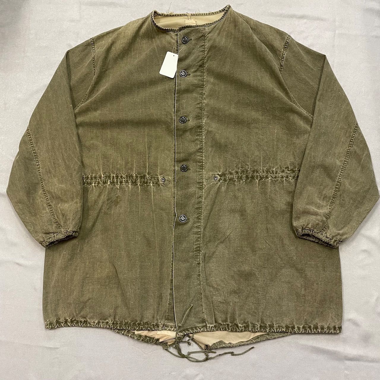 60s US ARMY GASPROTECTIVE COAT アメリカ軍 ガスプロテクティブコート ガス プロテクト コート 鬼フェード 襤褸 カーキ  オリーブ vintage ミリタリー military No.D055 - メルカリ