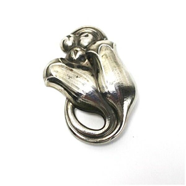   ジョージジェンセン ブローチ No.100B Georg Jensen ジョージジェンセン ブローチ ムーンストーン 100B