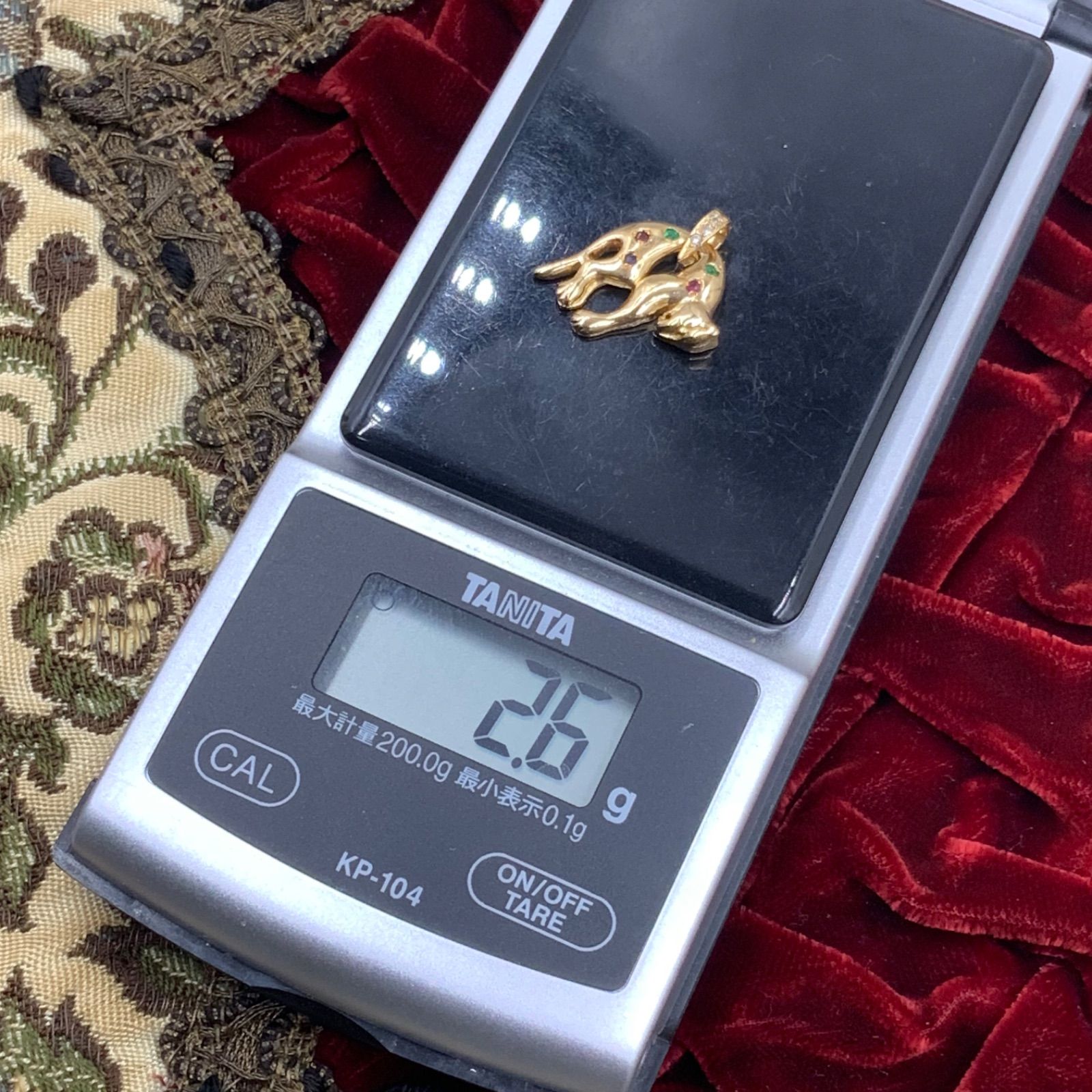 K18 18金 パンサートップ 2.6g ダイヤモンド - メルカリ