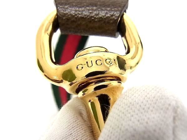 □新品□未使用□ GUCCI グッチ ウェブ ラージ ペット リード シェリー