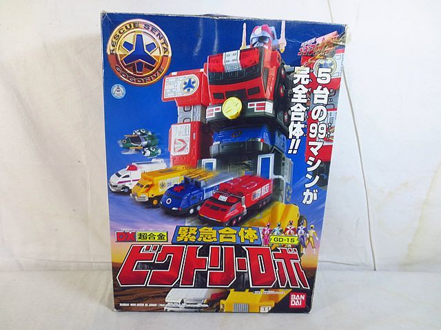 BANDAI - 美品　バンダイ　DX超合金　救急戦隊ゴーゴーファイブ 緊急合体 ビクトリーロボ　GD-15 救急戦隊ゴーゴーファイブ DX超合金 GD-15 緊急合体 ビクトリー