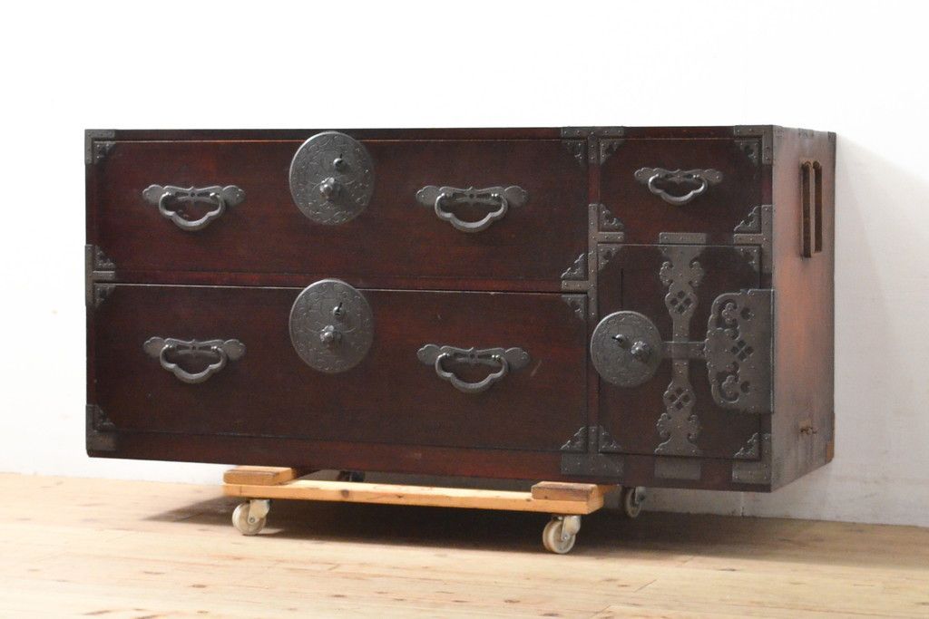 アイアンラック［上段木板］ アイアン家具 ローテーブル 植物棚