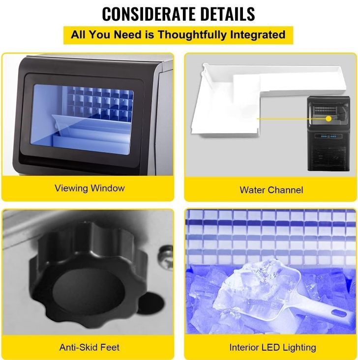 ecozy 製氷機 本体 ecozy 製氷機 22.2×29.4×29 cm