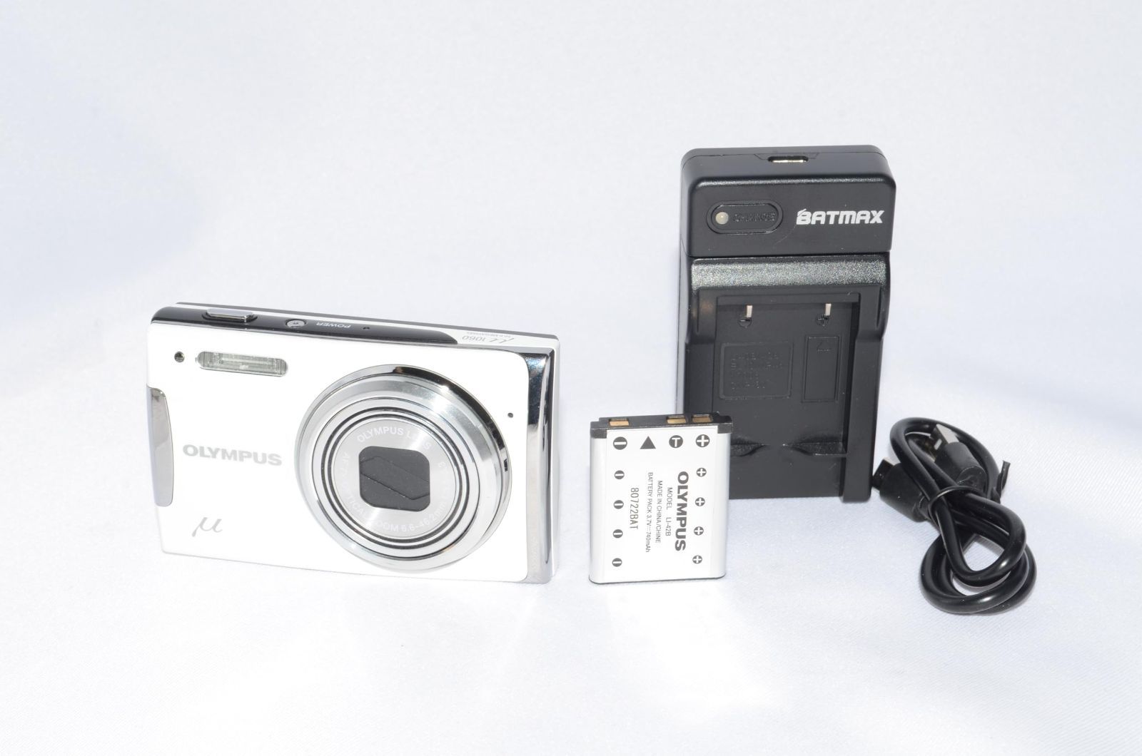 OLYMPUS デジタルカメラ μ1060 (ミュー) ホワイト 【公式通販】