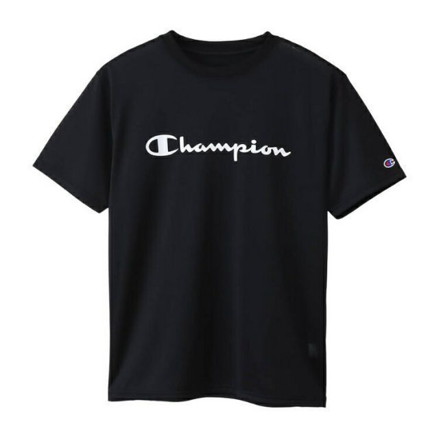 HANES ヘインズ SHORT SLEEVE T-S ブラック XLサイズ C3-XS304 90 | スポーツ 運動 服 衣類 ウエア ウェア トップス ショートスリーブ Tシャツ 半袖 着心地 デザイン UVカット メッシュ素材 機能性 ブラン
