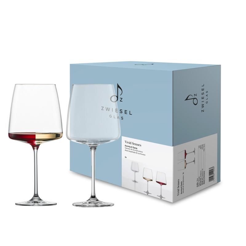 Zwiesel Glas ZWIESEL ツヴィーゼル ワイングラス 赤白兼用 ヴィヴィッド センス まろやかでラグジュアリーなワイン 710ml 122428 2個セット