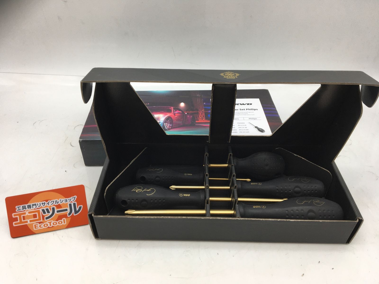 ♥ 〇OSKTools×RWB プラスドライバー 5本SET ITEM3O6GKZAX エコツール知立店 M02