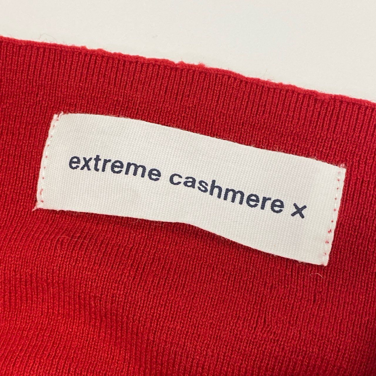 エクストリーム カシミア EXTREME CASHMERE ニットキャミソール レッド サイズ：- 4c28 extreme cashmere x エクストリーム カシミア ニット