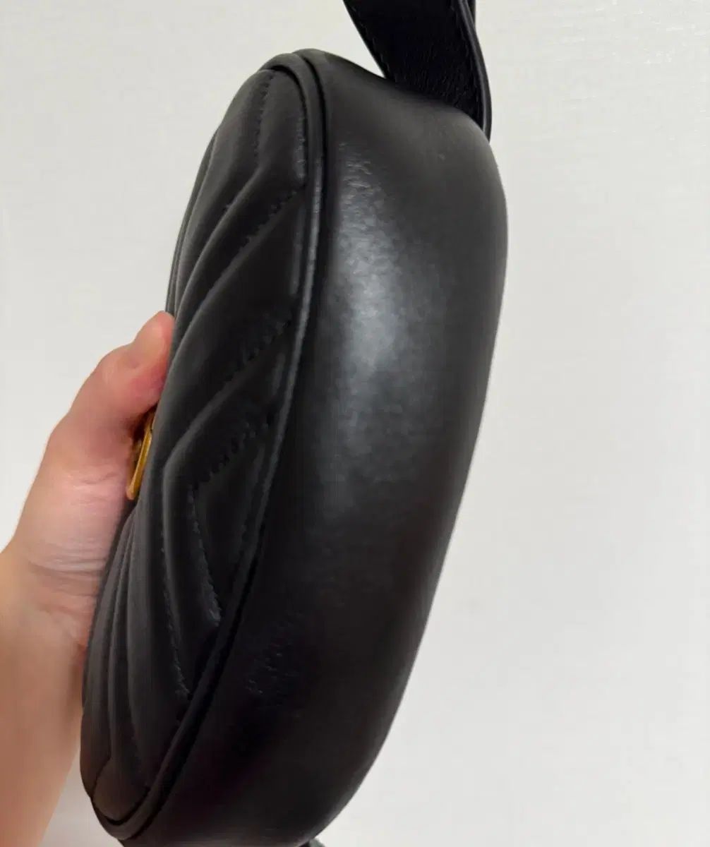 GUCCI グッチ マーモント ベルトバッグ ブラック DECORATOM_COM_BR