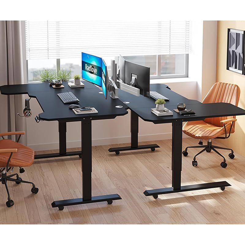 Radlove デスク 昇降式 パソコンデスク ゲーミングデスク 机 電動昇降