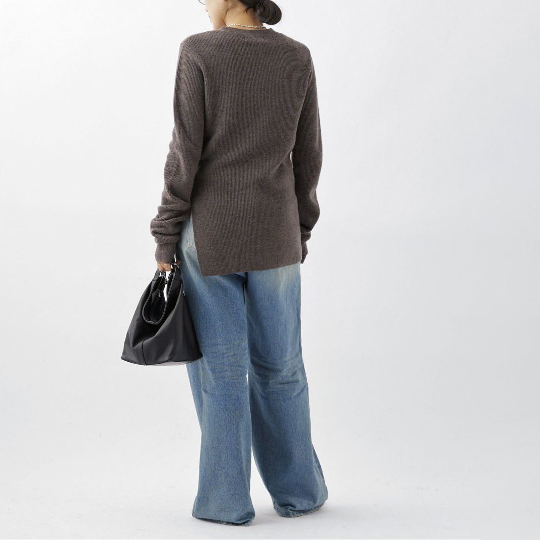 AP STUDIO (エーピーステュディオ) side slit rib Pullover  