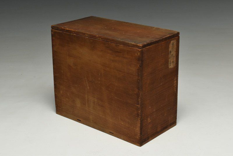 蔵A2005c】浅野友七(橘屋友七) 朱塗月文蒔絵 吸物椀 汁椀 十客 共箱