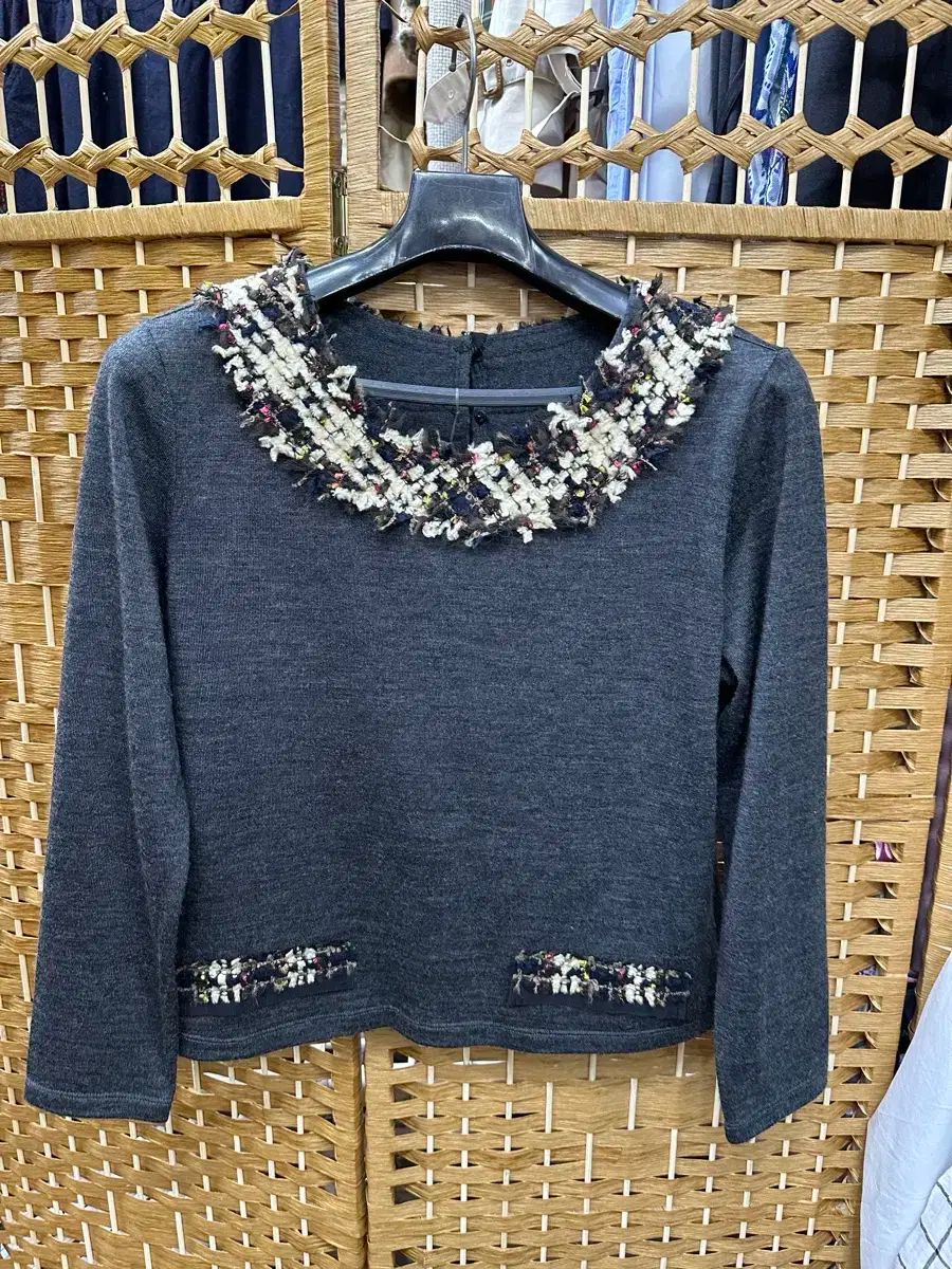 Lanvin 進みます LANVIN(ランバン) ツイード ブレンド ウール