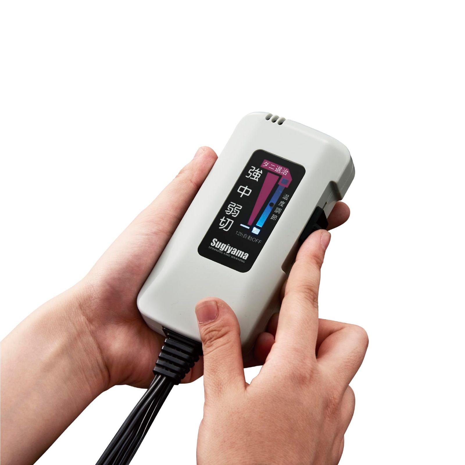 Sugiyama 洗える 電気足温器 ホット脚入れヒーター 日本製 フットウォーマー 省エネ 頭寒足熱 切り忘れ防止タイマー付き SSW22AH21 GY ウール調グレー WWW_KANDAIZUMI_COM