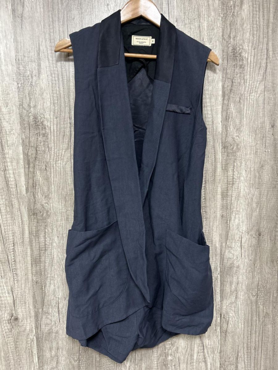 MAISON KITSUNE メゾンキツネ オールインワン つなぎ size36|紺 ◆ ◎レディース