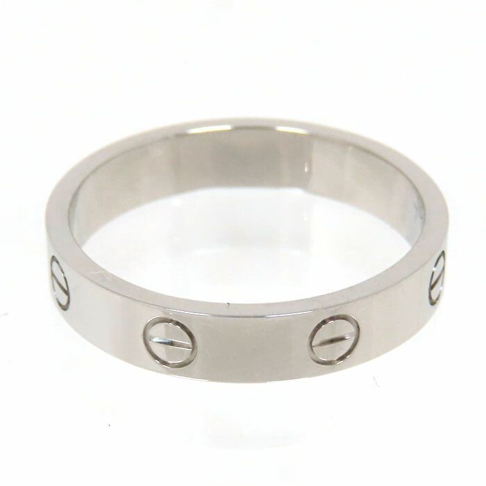 Cartier ラブリング サイズ58 K18WG 750 Cartie カルティエ ラブ リング K18WG 750 ホワイトゴールド #58