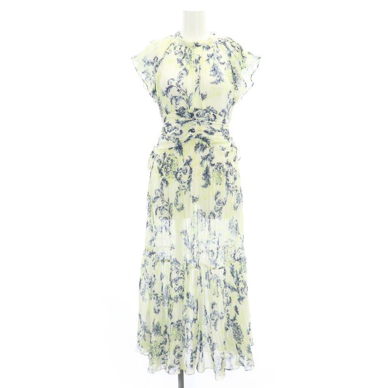 スナイデル SNIDEL 23SS プリーツオーナメントプリントワンピース  