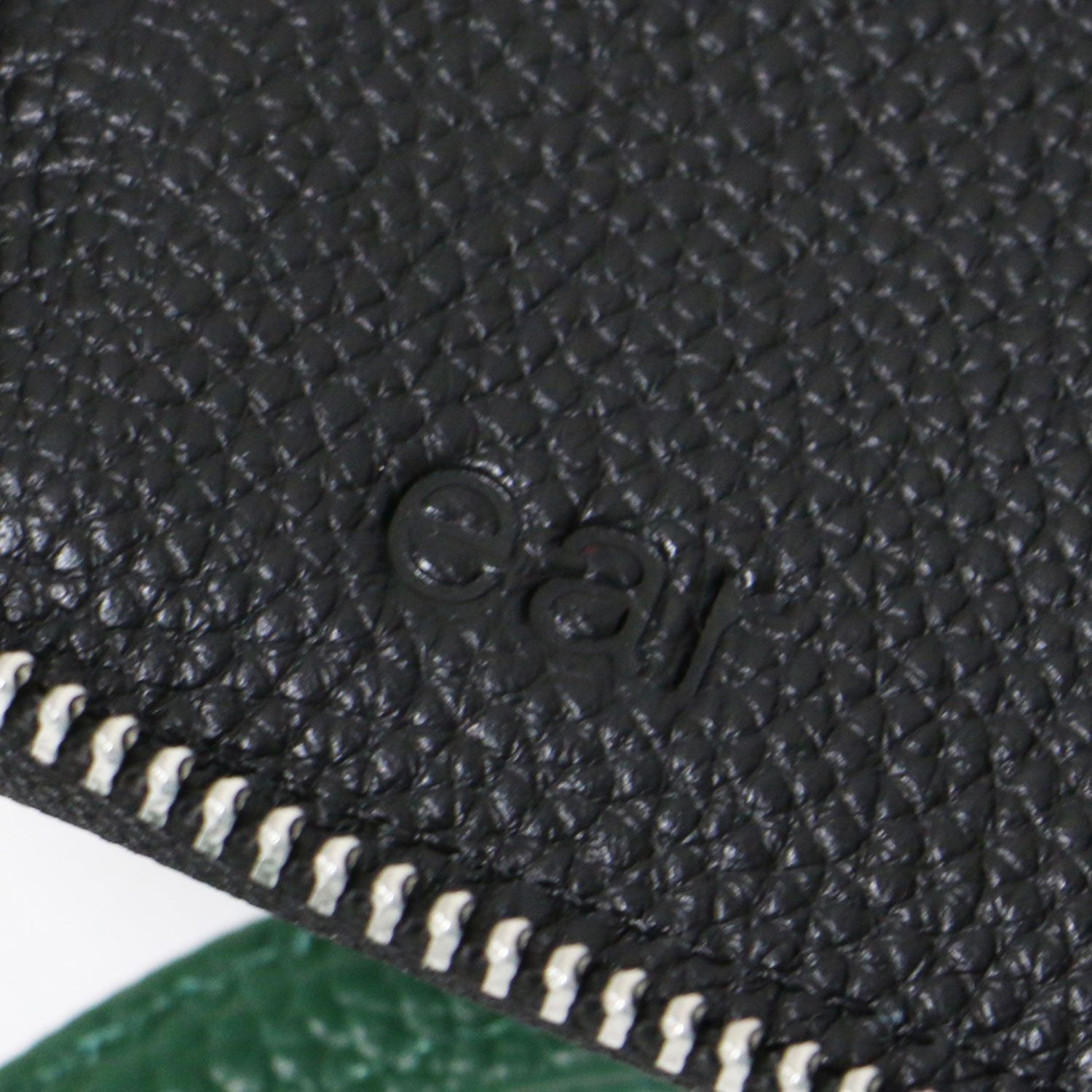 美品】ear PAPILLONNER イア パピヨネ 財布 ブラック グリーン