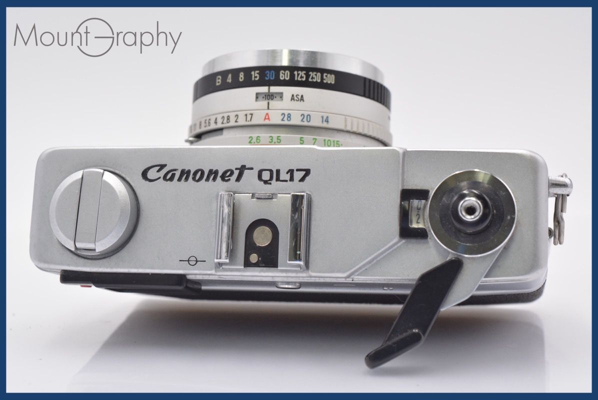☆良品☆キャノン ☆良品☆キャノン CANON Canonet QL17 GIII#《通電