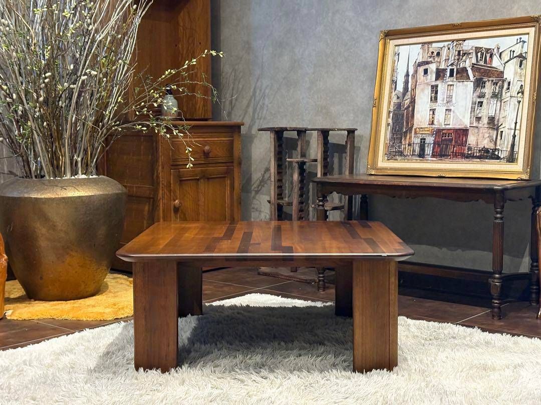 FUJI FURNITURE センターテーブル ローテーブル スクエア IG songdream