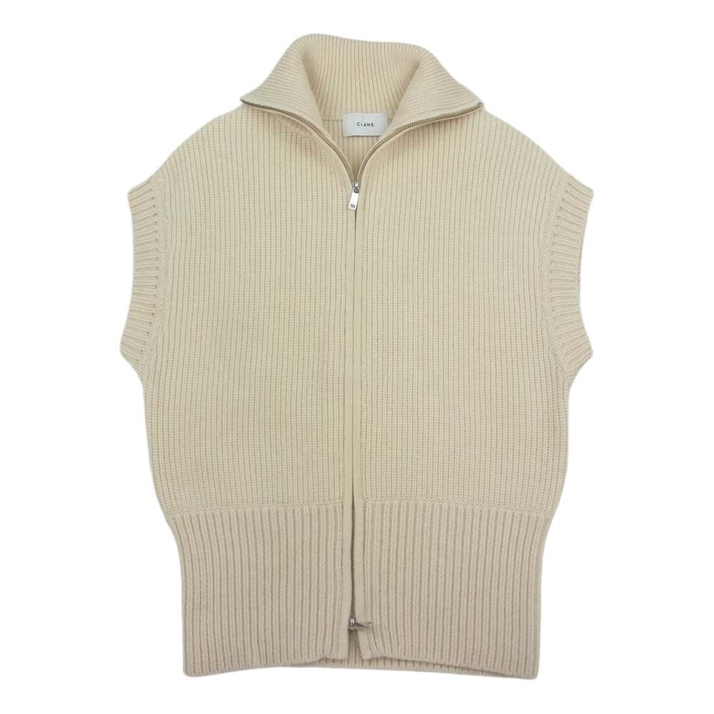 CLANE ZIP COLLAR KNIT VEST/ジップカラーニットベスト CLANE(クラネ