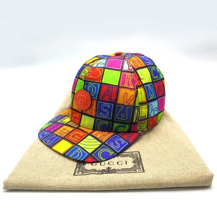 グッチ キャップ GUCCI キューブ バニー プリント インターロッキングG