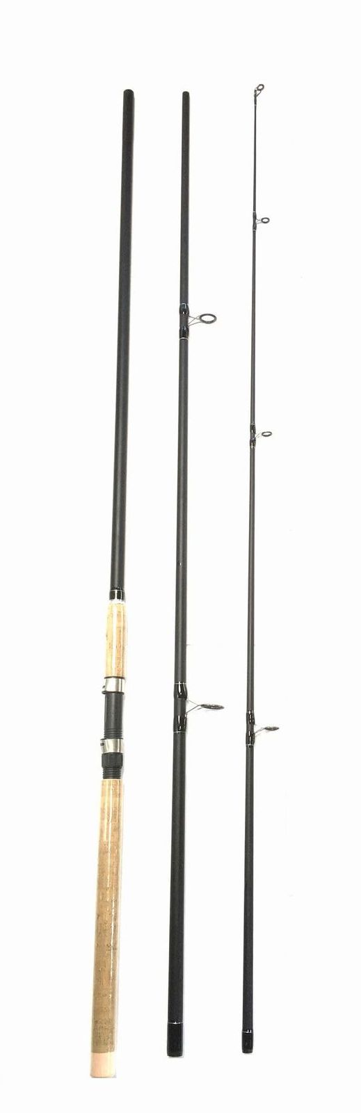 13フィート (3.9m) スピニングロッド3ピース (MH) シーバス サーフロッド ヒラメ マゴチ 防波堤 磯竿 投げサビキ 堤防 波止釣り [ブラック] [13ft(3.9m)スピニングロッド3ピース(MH)]
