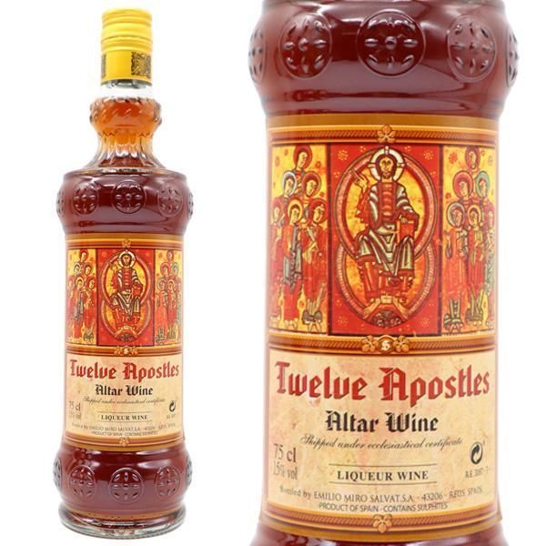 アルター ワイン トゥエルブ アポスレス エミリオ ミロ社 ミサ用ワイン スペインワイン カタルーニャ ヴァン ド リクール 白 甘口 甘味果実酒